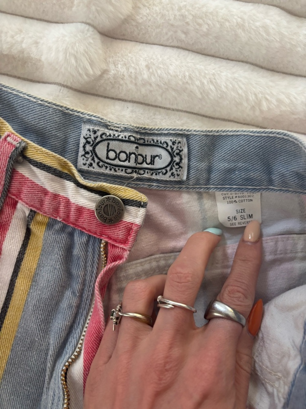 Jeans vintage stripe 25 waist - Picture 2 of 3